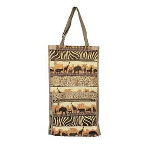 Granny Chic Rolling Cart Bag Safari Travel Folding And Collapsible Jade 80s NWT
